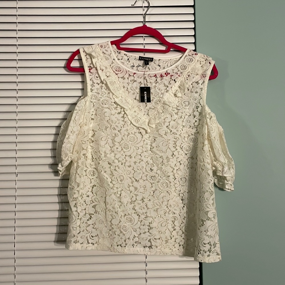 Express Lace Top - new with tags